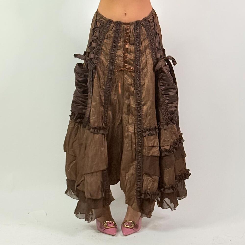 Brown Maxi Skirt